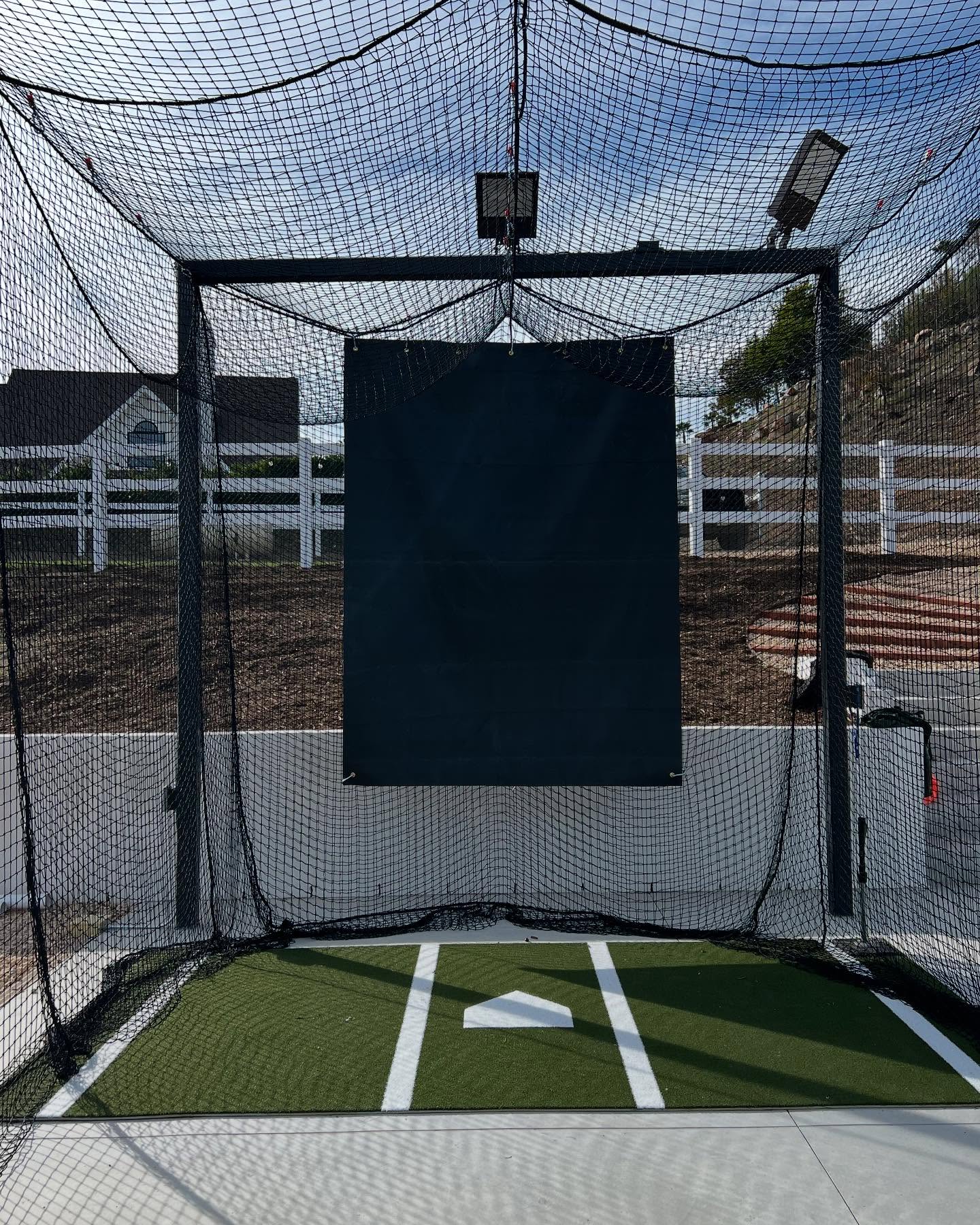 Sport court construction project