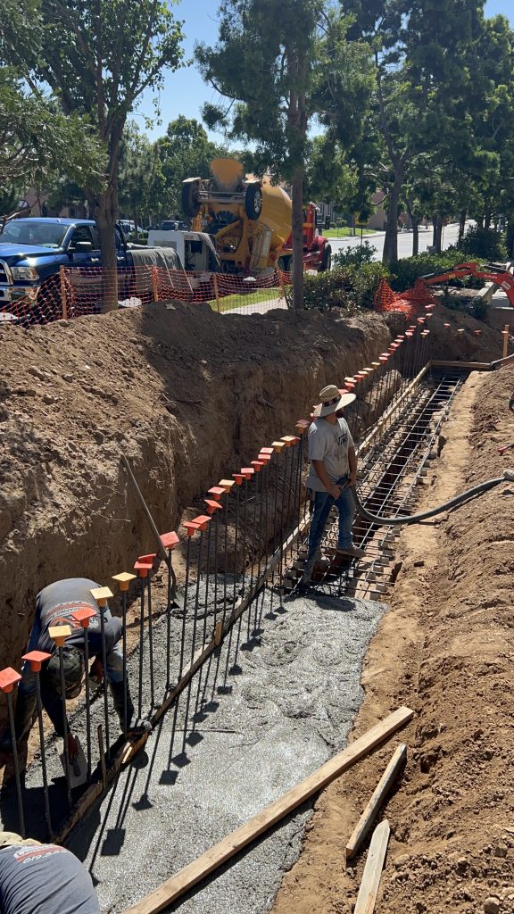 Drainage installation project by K5 Landscaping
