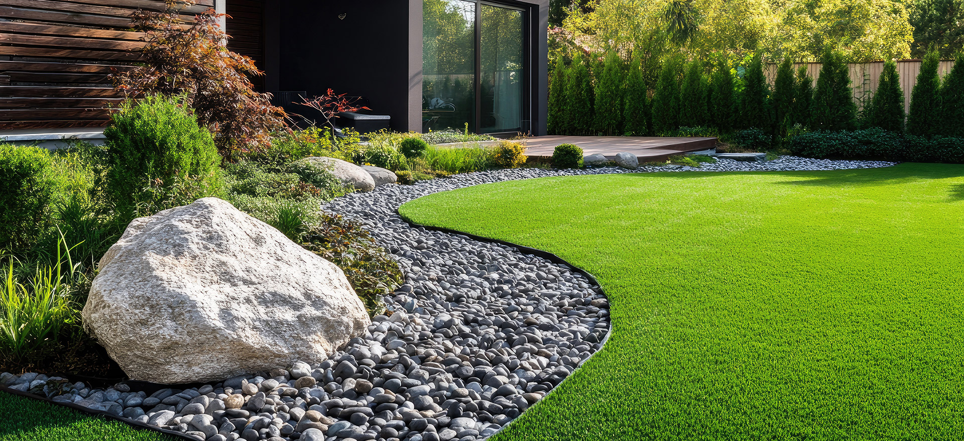 Complete landscape and exterior property improvement