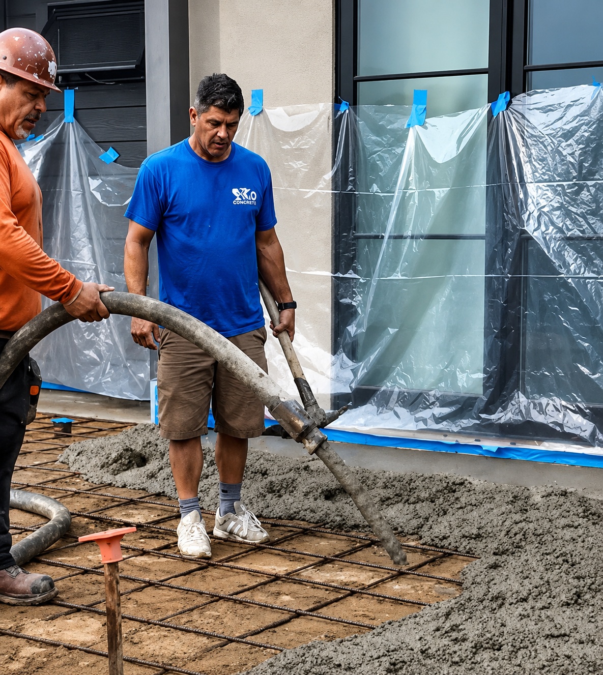 Isaiah Konkus on a K5 Landscaping project in San Diego County