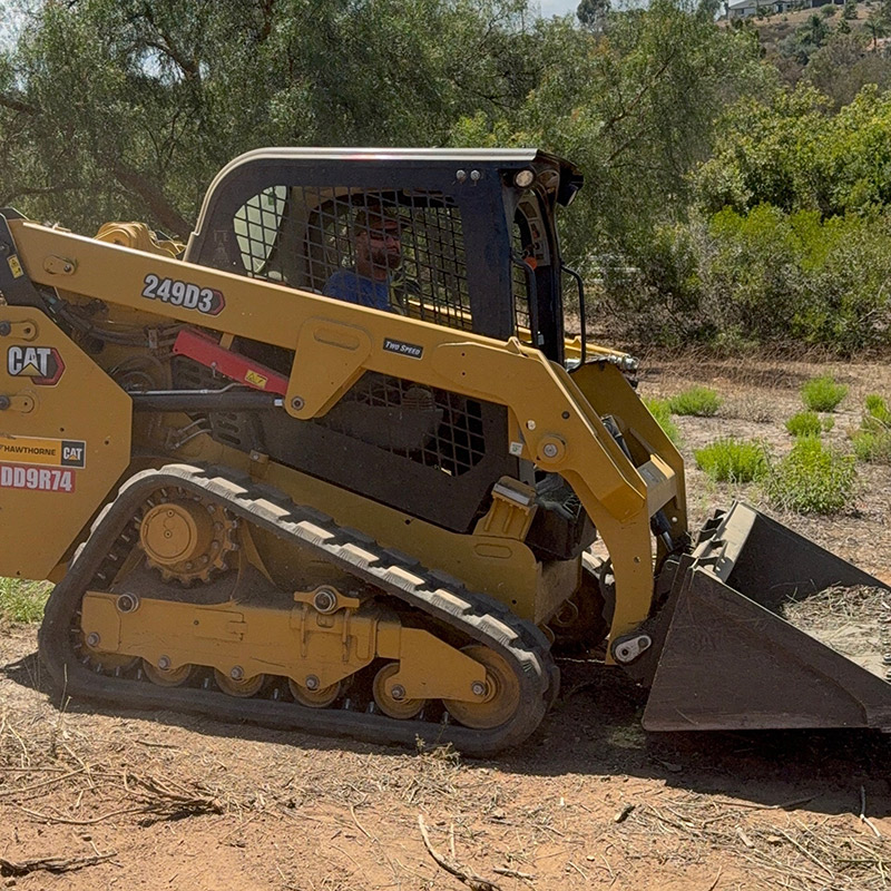 2024 CAT 249 skid steer available for rent from K5